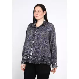 Блуза комбинированная А-силуэта