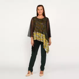 Блуза оригинальная с асимметричным низом