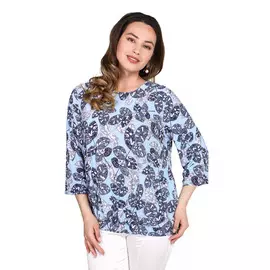 Блуза "Тропические листья"