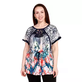 Блуза "Яркая кокетка"