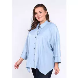 Блуза расклешенного силуэта