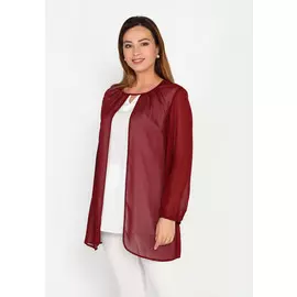 Блуза с имитацией двойки