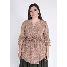 Блуза с кулиской на талии