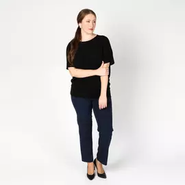 Блуза с люрексом и рукавами «летучая мышь»