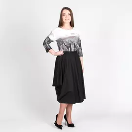 Блуза с принтом «Город»