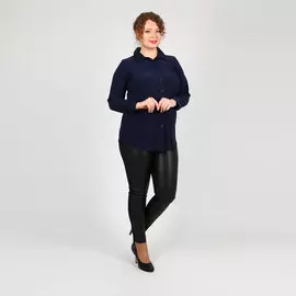 Блуза с пуговицами и отложным воротником