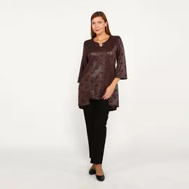 Блуза с рукавом 3/4 и украшением