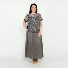 Блуза с узором оригинального дизайна