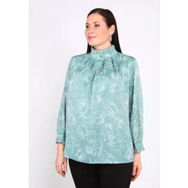 Блуза с воротником «стойка»