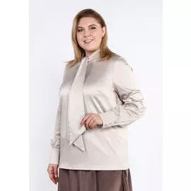 Блуза с воротом-бантом