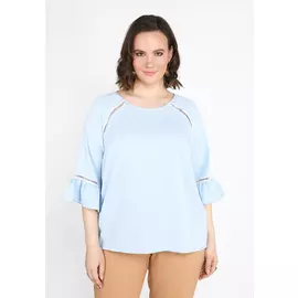 Блуза с вставками из кружева