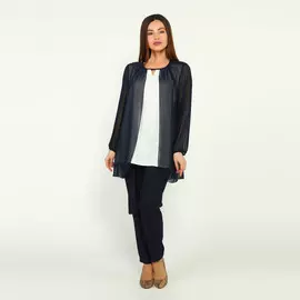 Блуза шифоновая с имитацией двойки