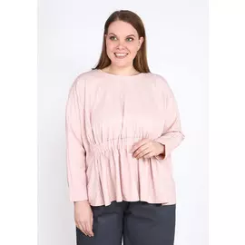 Блуза со сборкой на талии
