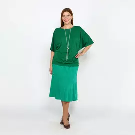 Блуза свободная с рукавами "Летучая мышь"