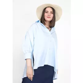 Блуза свободного кроя с обьемными рукавами