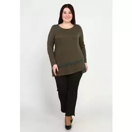 Блуза трапециевидного силуэта