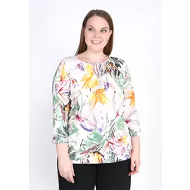 Блузка "Цветочная симфония"