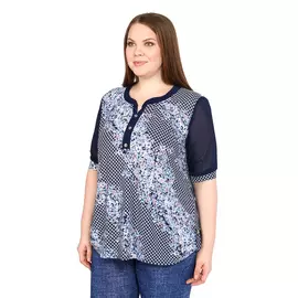 Блузка "Цветочный рассвет"