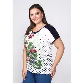 Блузка "Прекрасное цветение"