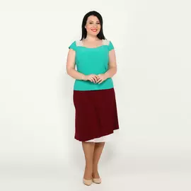 Блузка с кружевной отделкой