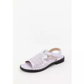 Босоножки на застежке велкро и перфорацией