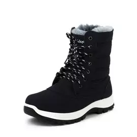 Ботинки текстильные на контрастной подошве