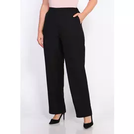 Брюки на резинке широкие