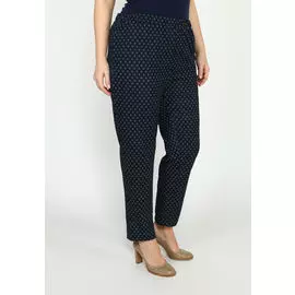 Брюки прямые с рисунком