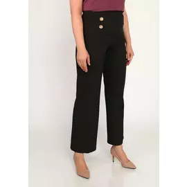 Брюки прямые с высокой посадкой