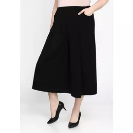 Брюки широкие со складками спереди