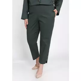 Брюки высокой посадки на резинке