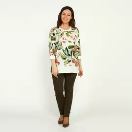 Брюки зауженные с декором