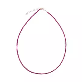 Бусы "Рубиновая нежность"