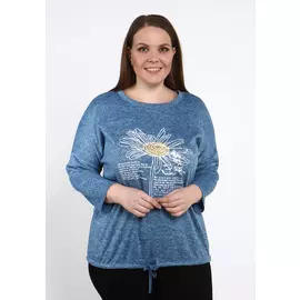 Джемпер "Цветочная загадка"