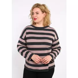 Джемпер с широкой полоской