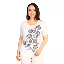 Футболка с полевыми цветами