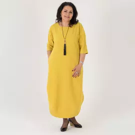 Элегантное платье с рукавом 3/4