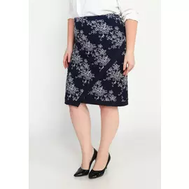 Юбка асимметричная с рисунком