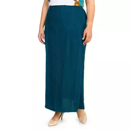 Юбка-макси с вязаным узором