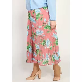 Юбка плиссированная с цветочным принтом