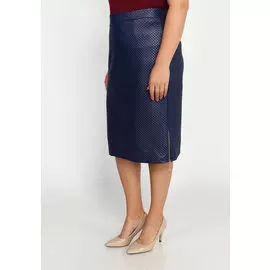 Юбка стеганая с молнией сбоку