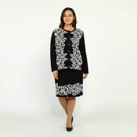 Юбка вязаная прямого кроя