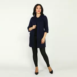 Кардиган прямого кроя с декором кружево