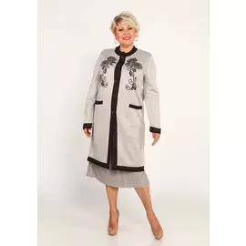 Кардиган с крупными розами