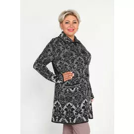 Кардиган с винтажным жаккардовым узором