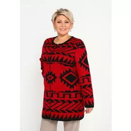 Кардиган женский с геометрическим принтом