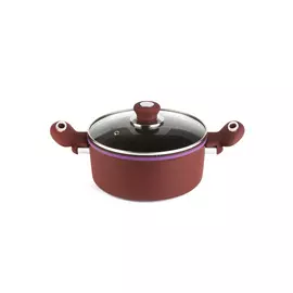 Кастрюля со стеклянной крышкой и термоободком