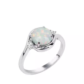 Кольцо серебряное "Айрис"