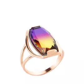 Кольцо серебряное "Анэт"