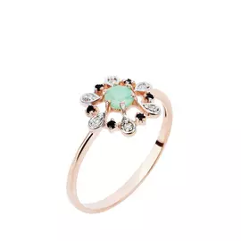 Кольцо серебряное "Анита"